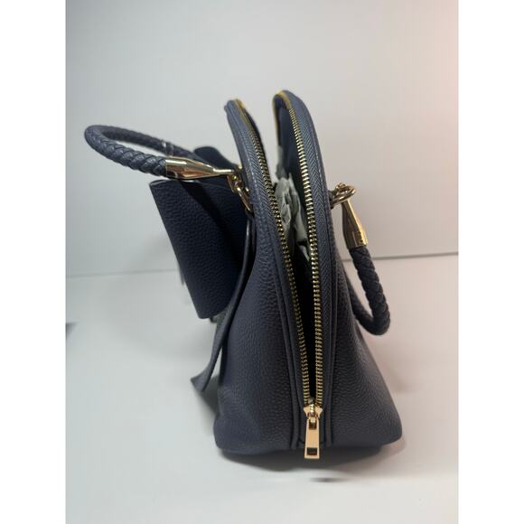 Like Dreams Women's Jenna Triple Compartment Bowtie Satchel Bag - Picture 2 of 6